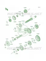 TransmissionBAFBBF per Kawasaki KLX140L 2010