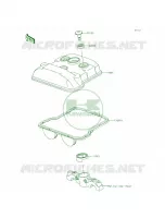 Cylinder Head Cover per Kawasaki KX450F 2015