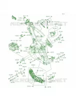 Frame Fittings per Kawasaki KX450F 2015