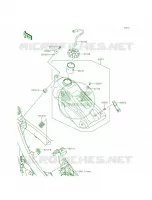 Fuel Tank per Kawasaki KX450F 2015
