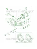 Rear Hub per Kawasaki KX450F 2015