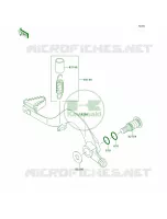 Brake Pedal per Kawasaki KX450F 2014