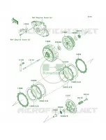 Clutch per Kawasaki KX450F 2014