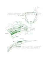 DecalsFEF per Kawasaki KX450F 2014