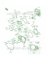 Engine Covers per Kawasaki KX450F 2014