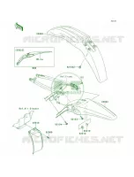 Fenders per Kawasaki KX450F 2014