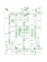 Front Fork per Kawasaki KX450F 2014
