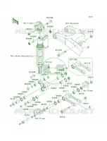 Rear Suspension per Kawasaki KX450F 2014