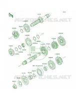 Transmission per Kawasaki KX450F 2014