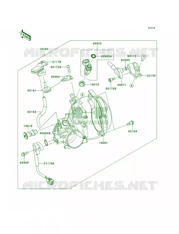 Throttle Kawasaki MOTOS 450 2014 KX450F  KX450FEF