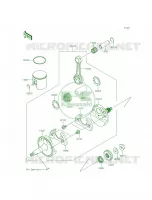 CrankshaftPistons per Kawasaki KX100 2014
