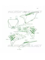 DecalsFEF per Kawasaki KX100 2014
