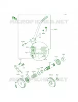 Kickstarter Mechanism per Kawasaki KX100 2014