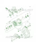 Rear Hub per Kawasaki KX100 2014