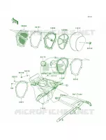 Air Cleaner per Kawasaki KX250F 2013