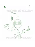 Brake Pedal per Kawasaki KX250F 2013