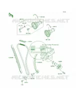CamshaftsTensioner per Kawasaki KX250F 2013