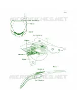 DecalsZDF per Kawasaki KX250F 2013