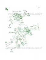 Engine Mount per Kawasaki KX250F 2013