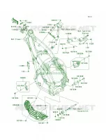 Frame Fittings per Kawasaki KX250F 2013