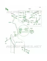Front Master Cylinder per Kawasaki KX250F 2013