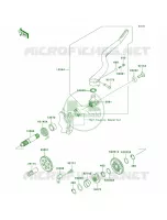 Kickstarter Mechanism per Kawasaki KX250F 2013