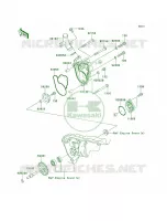 Water Pump per Kawasaki KX250F 2013