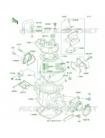 Cylinder HeadCylinder per Kawasaki KX85 2013