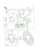 Front Brake per Kawasaki KX85 2013