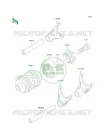 Gear Change DrumShift Forks per Kawasaki KX85 2013