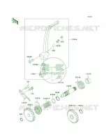 Kickstarter Mechanism per Kawasaki KX85 2013