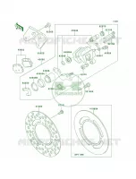 Rear Brake per Kawasaki KX85 2013