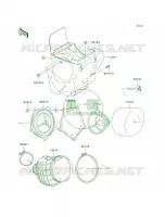 Air Cleaner per Kawasaki KX85 2012