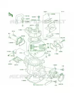 Cylinder HeadCylinder per Kawasaki KX85 2012