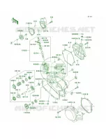 Engine Covers per Kawasaki KX85 2012