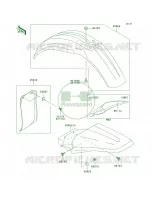 Fenders per Kawasaki KX85 2012
