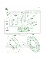 Front Brake per Kawasaki KX85 2012