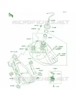 Fuel Tank per Kawasaki KX85 2012