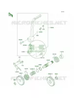 Kickstarter Mechanism per Kawasaki KX85 2012