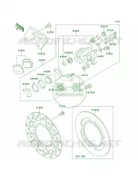 Rear Brake per Kawasaki KX85 2012
