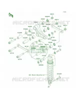 Rear Suspension per Kawasaki KX85 2012