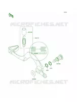 Brake Pedal per Kawasaki KX450F 2011