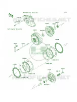 Clutch per Kawasaki KX450F 2011