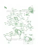 Engine Covers per Kawasaki KX450F 2011