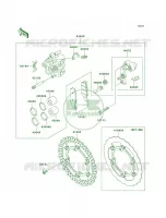 Front Brake per Kawasaki KX450F 2011
