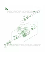 Front Hub per Kawasaki KX450F 2011