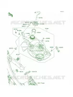 Fuel Tank per Kawasaki KX450F 2011