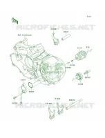 Gear Change DrumShift Forks per Kawasaki KX450F 2011