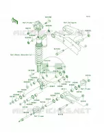 Rear Suspension per Kawasaki KX450F 2011
