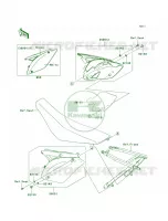 Side Covers per Kawasaki KX450F 2011